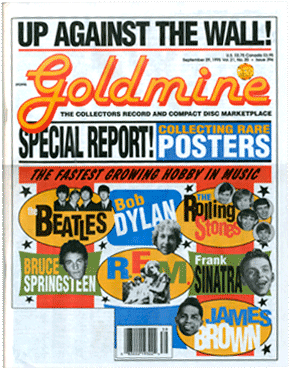 Goldmine Magazine cover